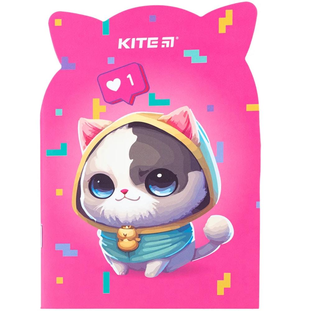 Блокнот В6 48 л. Kite Like cat K24-461-2