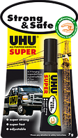 Клей UHU универсальный контактный секундный Super Strong & Safe - 7г