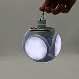 Комплект 2 шт Універсальний кемпінговий ліхтар-лампа BL-2029/Акумуляторний ліхтар на сонячній ба, фото 9