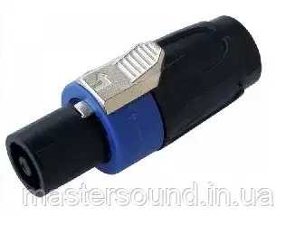 Разъем Roxtone RS4F-N-BU Speakon male (папа)