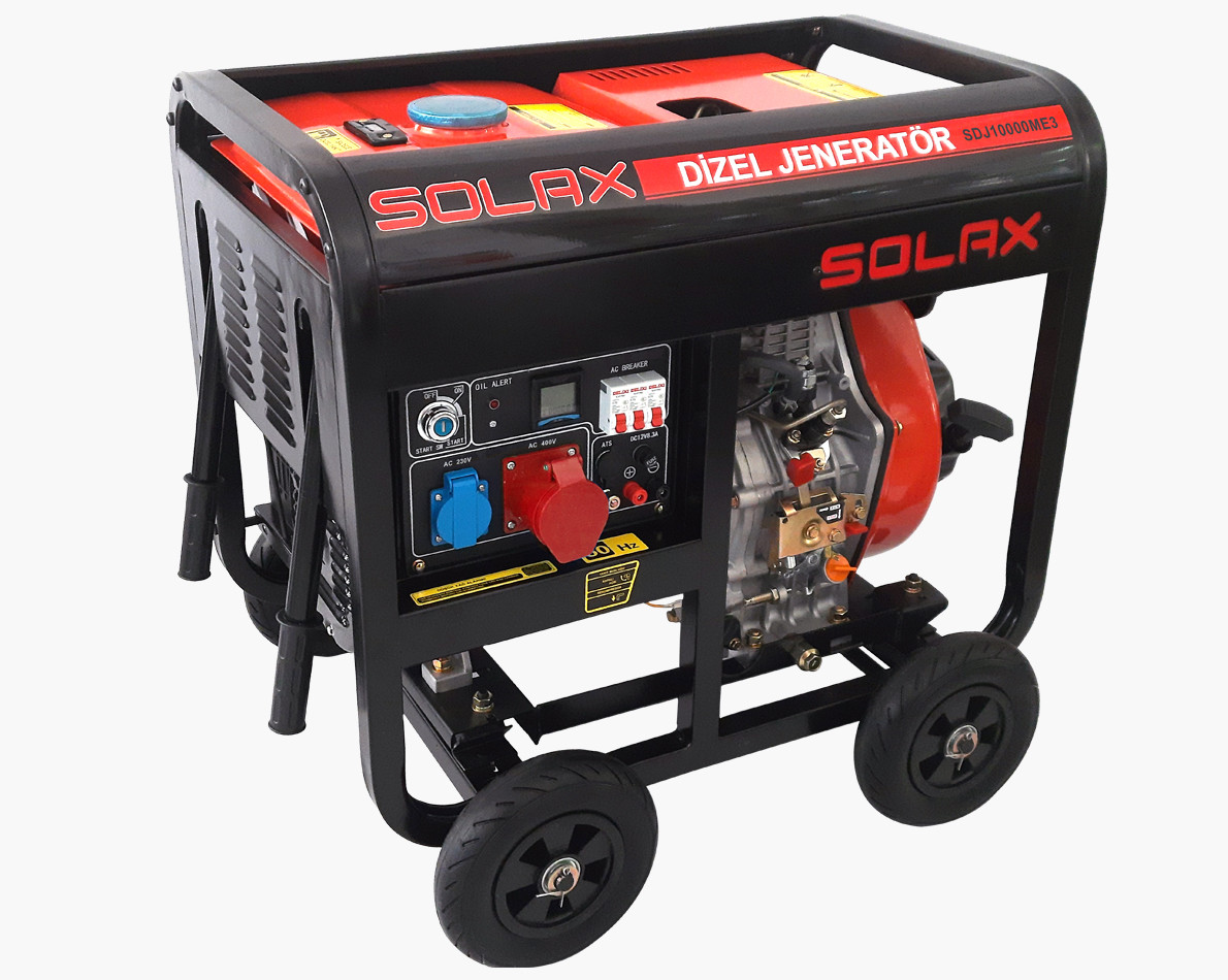 Дизельний генератор SOLAX SDJ10000ME3, трифазний, 8,1 кVA