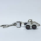 Захисні ковпачки на ніпеля Chery + ключик-брелок у подарунок! Колір хром, фото 2