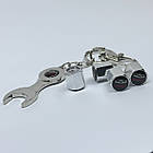 Захисні ковпачки на ніпеля Chery + ключик-брелок у подарунок! Колір хром, фото 4