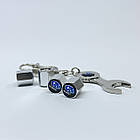 Захисні ковпачки на ніпеля Subaru + ключик-брелок у подарунок! Колір хром, фото 4