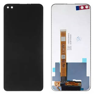 Дисплей для Oppo Reno 4 Z 5G, чорний, без рамки, Original (PRC)