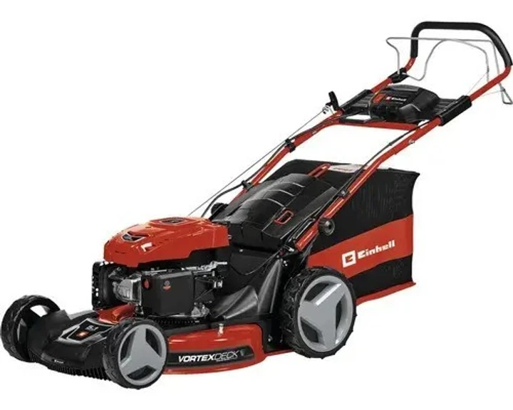 Бензинова газонокосарка Einhell GC-PM 51/3 S HW-E Li 2700 Вт Червона Потужна газонокосарка для трави