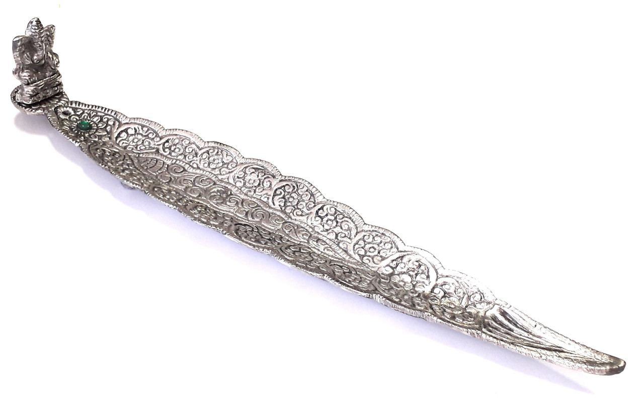 Металева підставка для пахощів Ганеша, фото 1