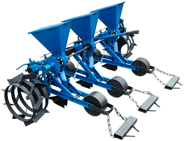 Овочева сівалка кукурудзяна 3 рядна СТВ-3 (Ci11) точного висіву до мотоблока, фото 1