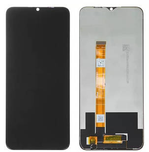 Дисплей для Oppo A15, A15s, чорний, без рамки, Original (PRC)