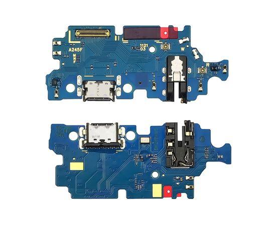 Роз'єм зарядки для Samsung A245 Galaxy A24 на платі з мікрофоном і компонентами, фото 1