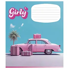 Зошит шкільний 12арк у лінію Star ВД-лак // 30шт/уп