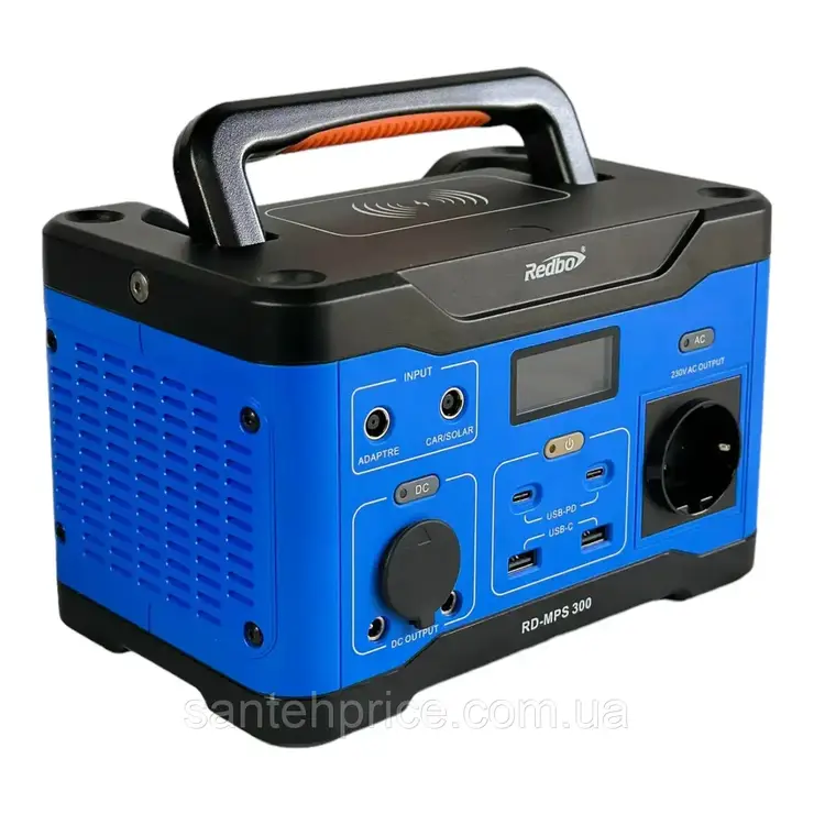 Портативна зарядна станція REDBO Portable Power Station 300W 265.7Wh, фото 1