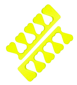 Розділювачі педикюрні 100 пар жовті