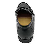 Чоловічі класичні туфлі лофери чорні шкіряні  Sergio Billini z840-5 розмір 40, фото 6