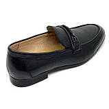 Чоловічі класичні туфлі лофери чорні шкіряні  Sergio Billini z840-5 розмір 40, фото 7