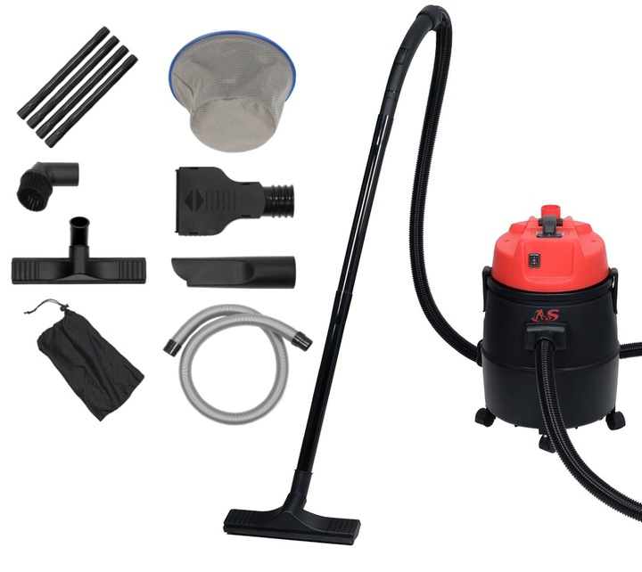 Пилосос для басейну 1500 Вт 25л Asash AS85720 багатофункціональний пилосос, фото 1