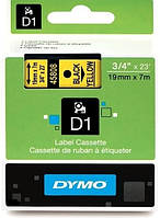 Лента D1 пластиковая Dymo 19мм х 7м для принтера LabelManager/LabelPoint Желтый