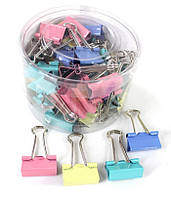 Біндер 19мм кольоровий А1005-3 (40)