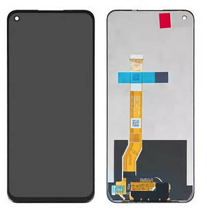 Дисплей для Oppo A96 4G, чорний, без рамки, Original (PRC)
