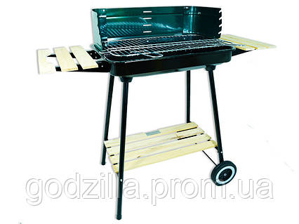 МАНГАЛ САДОВИЙ На колесах, 2 ПОЛИЦІ ВІЗОК ГРИЛЬ ХІТ