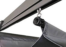 Пергола металева з рулонними шторами Anthracite/Grey Sprint Plus 3х3 м Hardmaister, фото 5