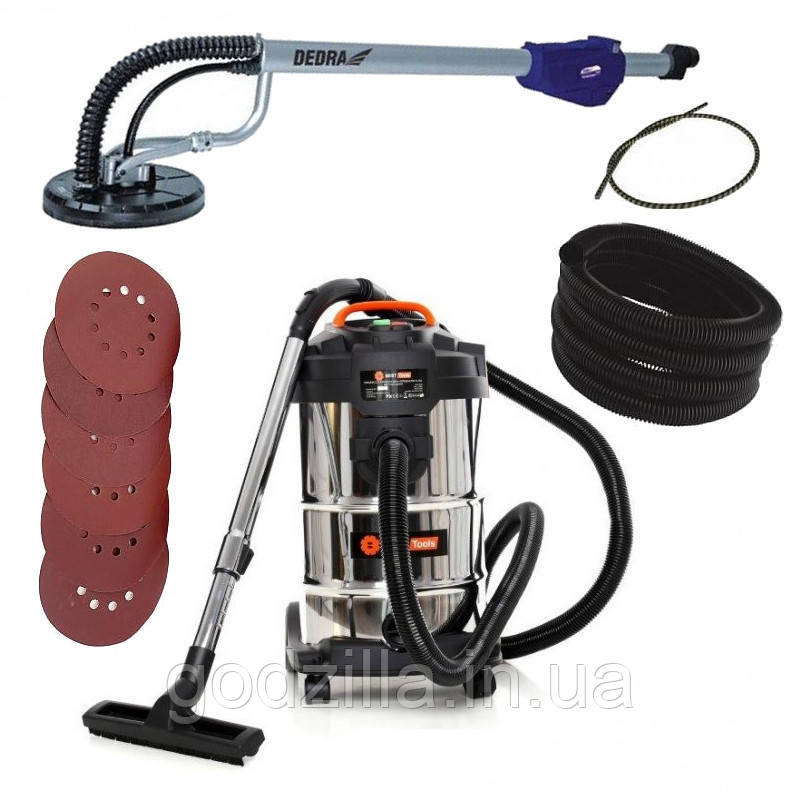 Промисловий пилосос BEST TOOLS OW1230AOF + DEDRA DED7748, фото 1