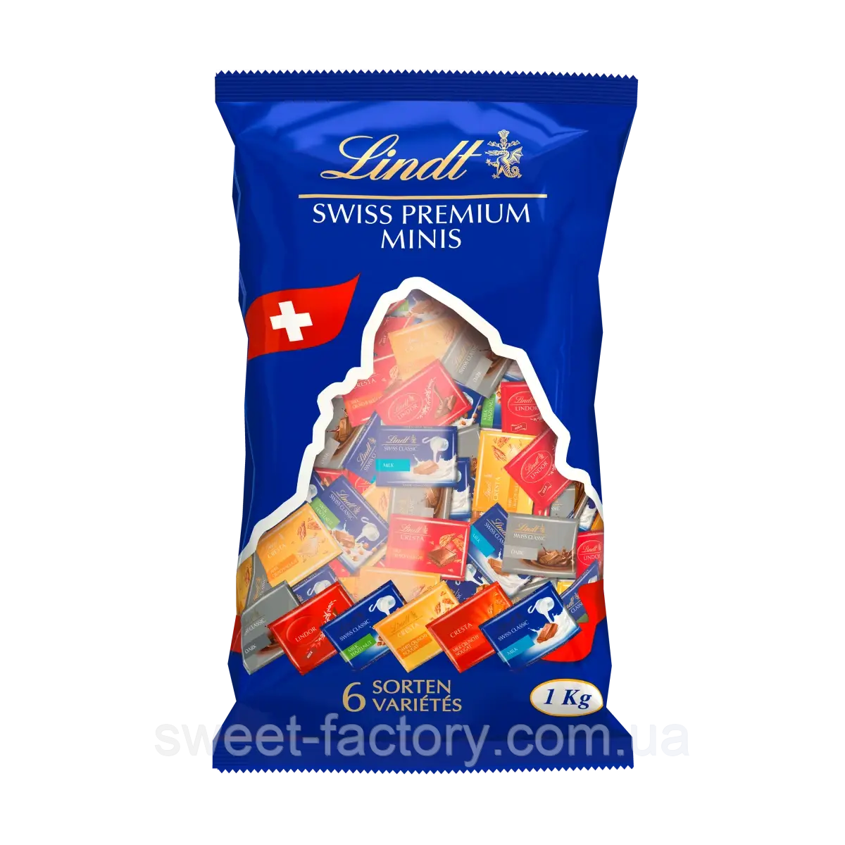 Цукерки Lindt Swiss Premium Minis Chocolate 1000g