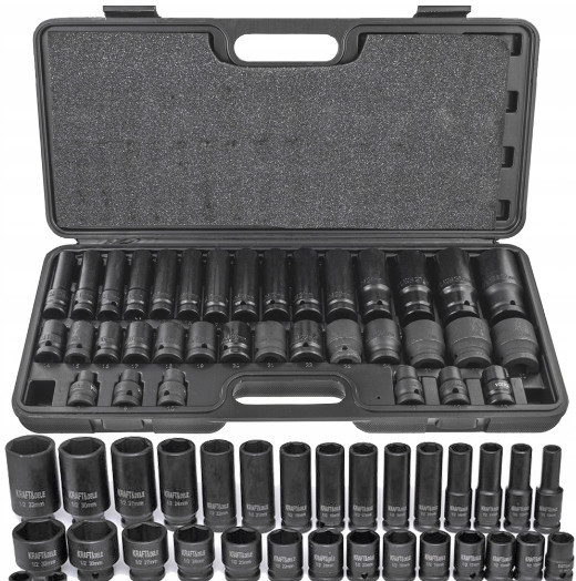 Набір торцевих ударних головок 1/2" (8-32 мм) Kraft&Dele KD11757