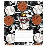 Зошит шкільний 24арк. у лінію Star ВД-лак //25шт/уп, фото 3