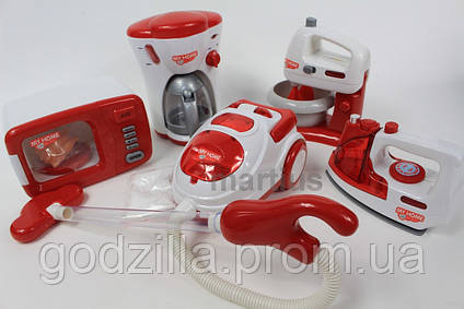 НАБІР ПОБУТОВОЇ ТЕХНІКИ ПИЛОСОС, ПРАСКА, МІКРОХВИЛЬОВА ПІЧ, КАВОВАРКА