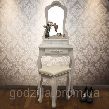 Туалетний столик Zosia з табуретом і дзеркалом