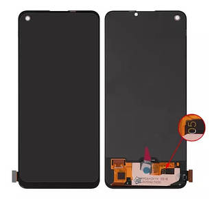 Дисплей для Oppo A74, A94, A95 4G, F19, F19 Pro, Reno5 Lite, чорний, без рамки, OLED