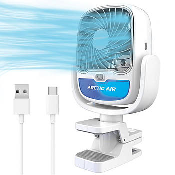 Міні вентилятор із зволожувачем повітря Arctic Air Fan / Портативний кондиціонер на прищіпці