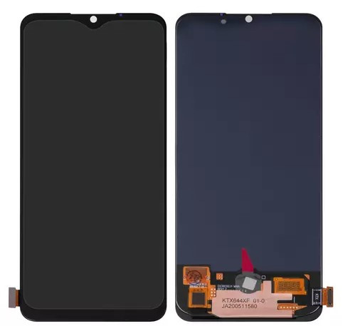 Дисплей для Oppo A91, F15, Find X2 lite, Reno3, чорний, без рамки, з широким обідком, OLED