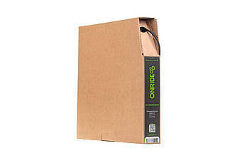 Кожух перемикання ONRIDE, 4 мм, посилений, плетіння, 50 м, в коробці, чорний