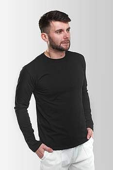 Футболка з довгим рукавом Sleeve Чорний M