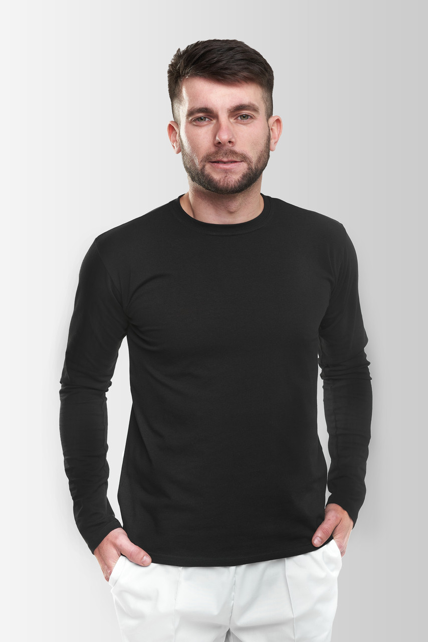 Футболка з довгим рукавом Sleeve Чорний S