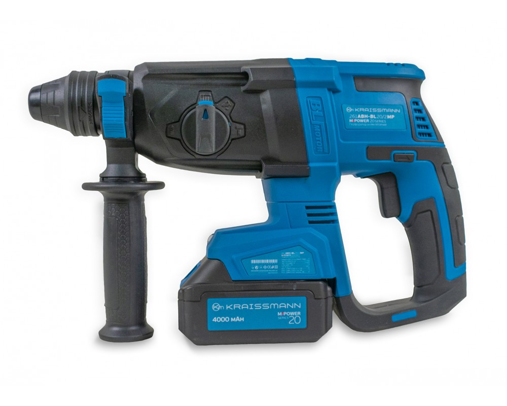 Акумуляторний перфоратор Kraissmann 261 ABH-BL 20/2 MP