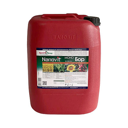 Мінеральне добриво Nanovit Моно Бор 10 л, фото 1