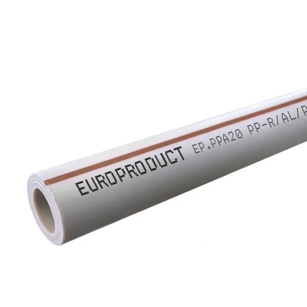 Труба EUROPRODUCT PPR  Композит Алюміній 25x4,2 (60 м/уп)