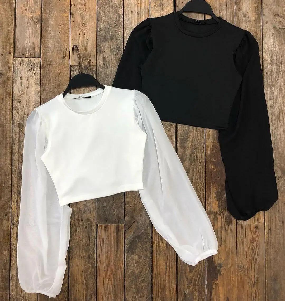 Жіноча стильна кофта з широкими рукавами, фото 1