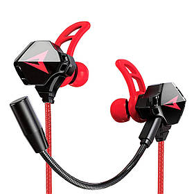 Ігрові навушники вкладиші провідні телефона смартфона з мікрофоном для ігор 3,5 мм G901