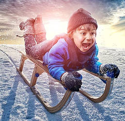 Санки деревяні