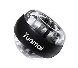 Тренажер для зап'ястя Yunmai Wrist Ball Black / Гіроскопічний кистьовий тренажер