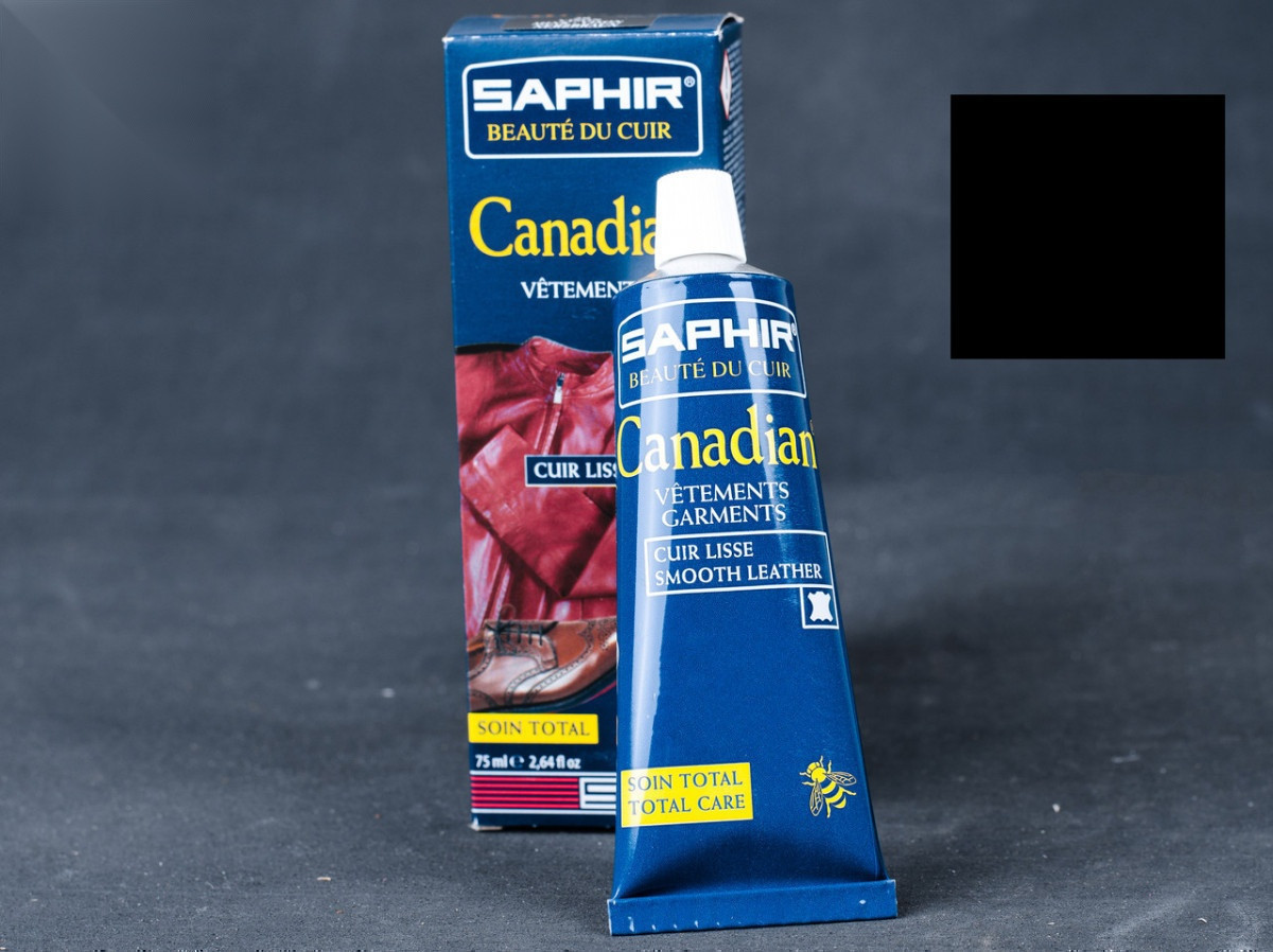 Крем-фарба Saphir Canadian, 75 мл, кол. чорний (01), фото 1