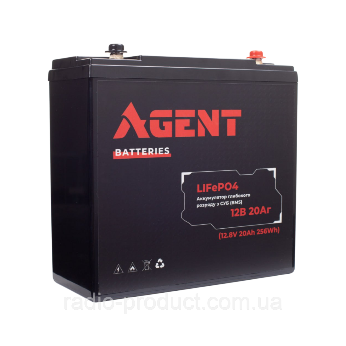 Акумулятор глибокого розряду AGENT LiFePO4 12V 20Ah