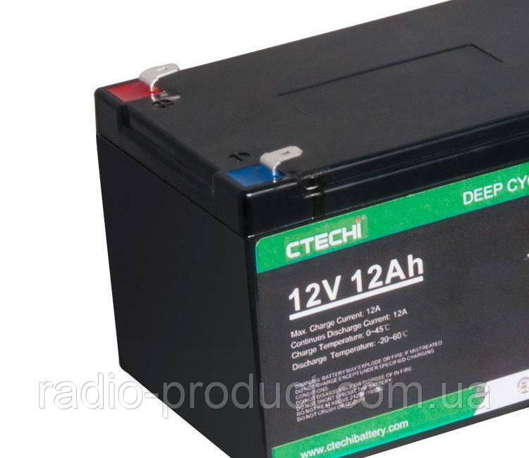 Акумуляторна батарея CTECHi LiFePO4 12V 12Ah
