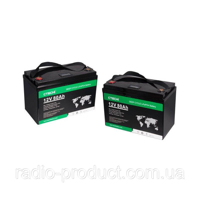 Акумуляторна батарея CTECHi LiFePO4 12V 80Ah