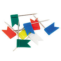 Кнопки "Axent"кольорові прапорці 30шт 4215-A