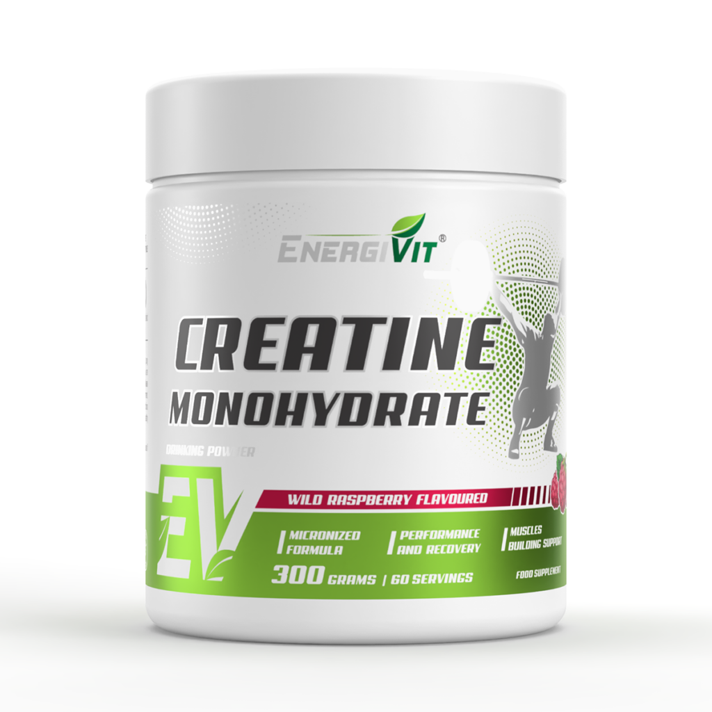 Креатин EnergiVit Creatine Monohydrate 300 g Лісова малина